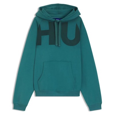 суичър,мъжки,пуловери,hugo,nalf,10272418,hoodie,green,(turquoise,aqua)