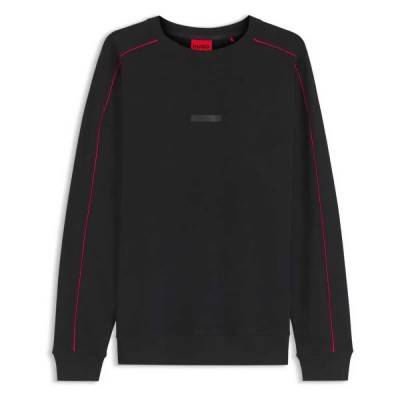 блуза,мъжки,пуловери,hugo,palo,10277510,sweatshirt,black,(black)