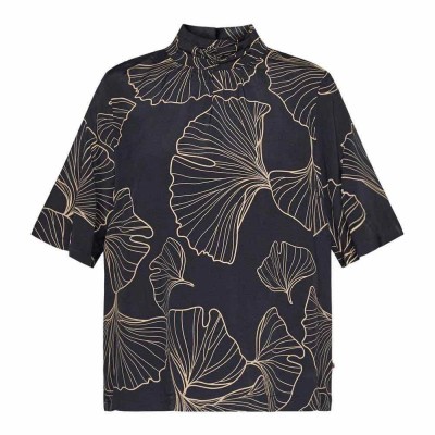 риза,с,къс,ръкав,дамски,ризи,мъжки,ризи,redgreen,amaya,short,sleeve,shirt,black,(black,pattern)