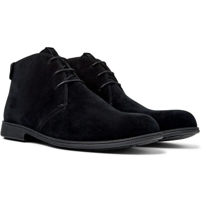 мъжки,боти,camper,1913,booties,black,suede