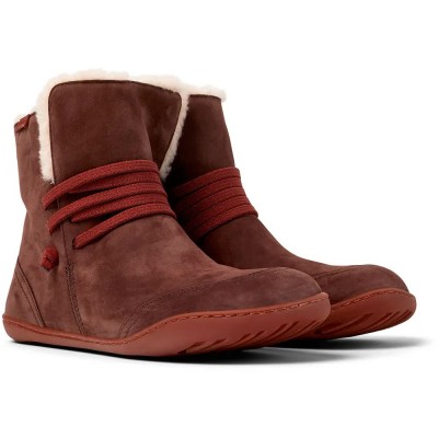 дамски,боти,дамски,високи,обувки,за,ходене,camper,peu,cami,booties,brown,(brown)