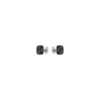 бижутерия,boss,1580474,earrings,black,silver