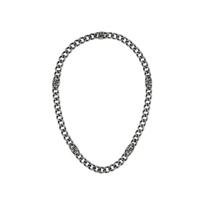 бижутерия,boss,1580744,necklace,silver,(black)