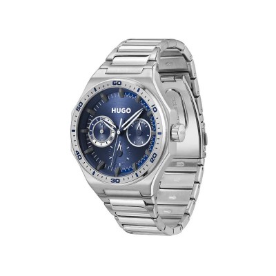 часовник,часовници,hugo,1530400,44,mm,watch,silver,blue,mineral