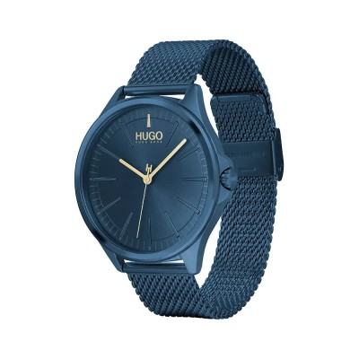 часовник,часовници,hugo,smash,43,mm,watch,blue,blue,mineral