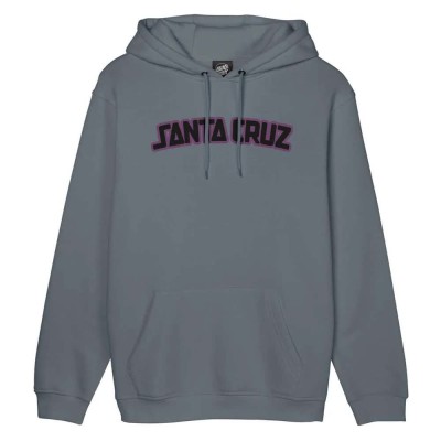 суичър,мъжки,пуловери,santa,cruz,arch,strip,hoodie,grey,(iron)