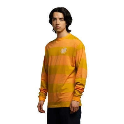 тениска,мъжки,тениски,santa,cruz,barney,long,sleeve,t,shirt,yellow,orange,(old,gold,apricot)