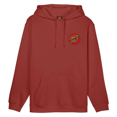 суичър,мъжки,пуловери,santa,cruz,classic,dot,chest,hoodie,red,(dark,rust)
