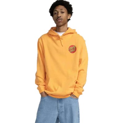 суичър,мъжки,пуловери,santa,cruz,classic,dot,chest,hoodie,yellow,(washed,apricot)