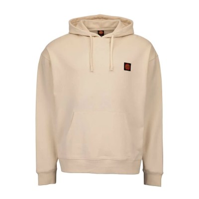 суичър,мъжки,пуловери,santa,cruz,classic,label,hoodie,beige,(black)