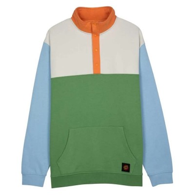 блуза,мъжки,пуловери,santa,cruz,crew,classic,dot,label,quarter,sweatshirt,multicolor,(apple,multicolor)