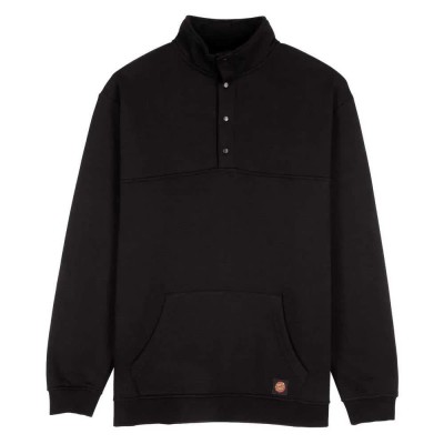 блуза,мъжки,пуловери,santa,cruz,crew,classic,dot,label,quarter,sweatshirt,black,(black)