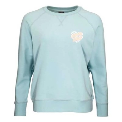 карирана,риза,дамски,блузи,santa,cruz,crew,heart,dot,check,sweatshirt,blue,(sea,blue)