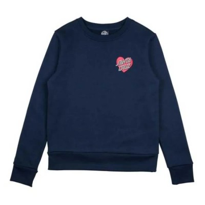 блуза,дамски,блузи,santa,cruz,crew,japanese,heart,sweatshirt,blue,(dark,navy)