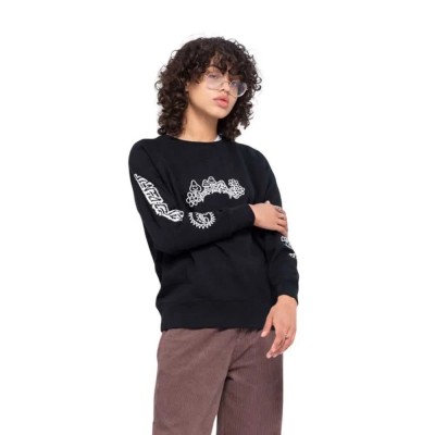 блуза,дамски,блузи,santa,cruz,crew,sc,garden,sweatshirt,black,(black)