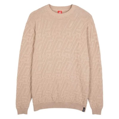 блуза,мъжки,пуловери,дамски,пуловери,santa,cruz,crew,wharf,knit,sweater,beige,(oat)