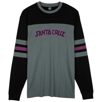 тениска,мъжки,тениски,дамски,тениски,santa,cruz,custom,top,arch,strip,long,sleeve,t,shirt,grey,(iron)