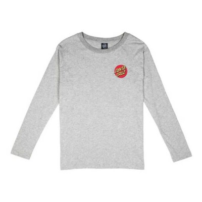 тениска,дамски,тениски,santa,cruz,don´t,walk,long,sleeve,t,shirt,grey,(heather,grey)