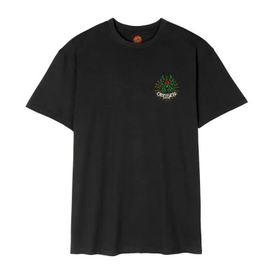 тениска,мъжки,тениски,santa,cruz,dressen,rose,cross,2,short,sleeve,t,shirt,black