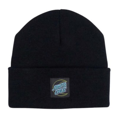 шапка,всички,шапки,santa,cruz,empty,moon,dot,beanie,black,(black)