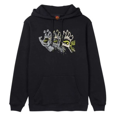 суичър,мъжки,пуловери,santa,cruz,evolved,hand,front,hoodie,black,(black)