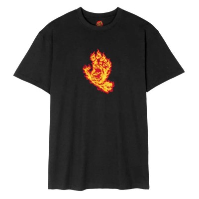 тениска,мъжки,тениски,дамски,тениски,santa,cruz,flame,hand,short,sleeve,t,shirt,black,(black)