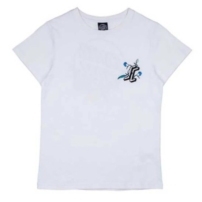 тениска,мъжки,тениски,дамски,тениски,santa,cruz,floral,dot,short,sleeve,t,shirt,white,(white)