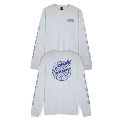 тениска,мъжки,тениски,дамски,тениски,santa,cruz,global,flame,dot,long,sleeve,t,shirt,grey,(athletic,heather)