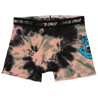 боксерки,мъжко,бельо,santa,cruz,hand,boxers,black,(black,orange,green,tie,dye)
