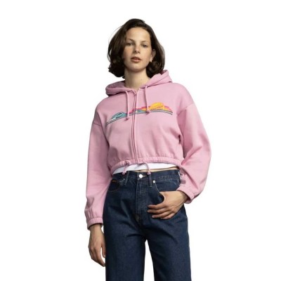 блуза,дамски,блузи,santa,cruz,hood,sunrise,dot,full,zip,sweatshirt,pink,(fondant,pink)