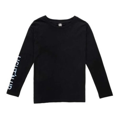тениска,дамски,тениски,santa,cruz,light´n,up,long,sleeve,t,shirt,black,(black)