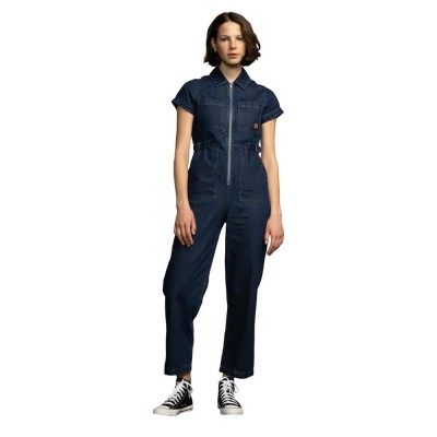 гащеризон,дамски,гащеризони,santa,cruz,line,up,utility,short,sleeve,jumpsuit,blue,(classic,blue,denim)