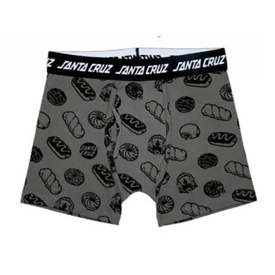 боксерки,мъжко,бельо,santa,cruz,mccoy,donut,dog,boxers,grey,(black)