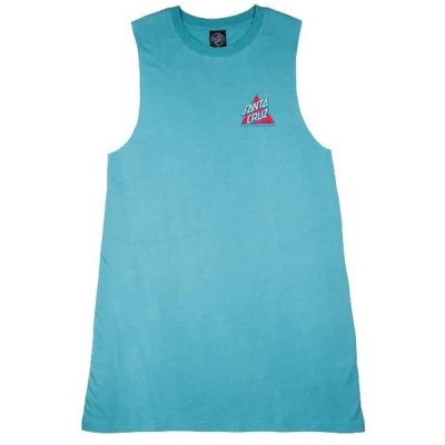 рокля,дамски,поли,и,рокли,santa,cruz,not,a,dot,sleeveless,dress,blue,(mineral,blue)