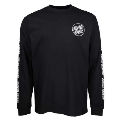 тениска,мъжки,тениски,дамски,тениски,santa,cruz,opus,dot,sleeves,long,sleeve,t,shirt,black,(black)