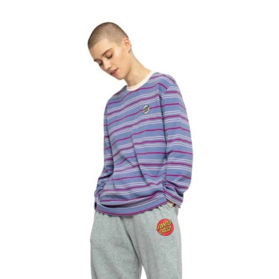 тениска,мъжки,тениски,дамски,тениски,santa,cruz,other,dot,chest,long,sleeve,t,shirt,purple,(violet,stripe)