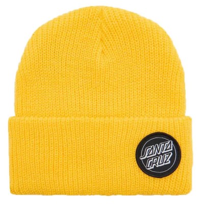 шапка,всички,шапки,santa,cruz,outline,dot,beanie,yellow,(yellow)