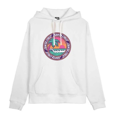 суичър,дамски,блузи,santa,cruz,paradise,break,front,hoodie,white,(apple)