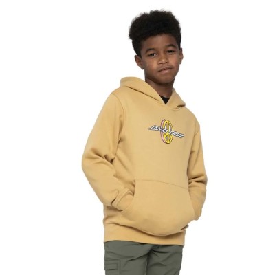 суичър,детски,блузи,santa,cruz,peace,strip,hoodie,yellow,(parchment)