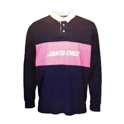 блуза,с,яка,мъжки,тениски,santa,cruz,polo,top,strip,long,sleeve,t,shirt,blue,(dark,navy)