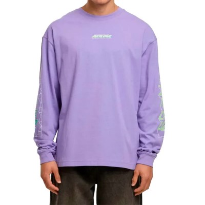 тениска,мъжки,тениски,дамски,тениски,santa,cruz,realm,dot,long,sleeve,t,shirt,purple,(soft,purple)