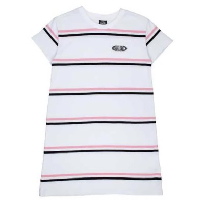 рокля,дамски,поли,и,рокли,santa,cruz,region,short,sleeve,dress,white,(multicolor)