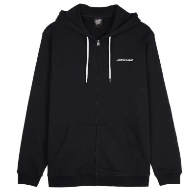 блуза,мъжки,пуловери,santa,cruz,screaming,flash,full,zip,sweatshirt,black,(black)