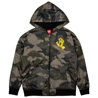 яке,детски,якета,и,палта,santa,cruz,screaming,hand,jacket,green,(camo)