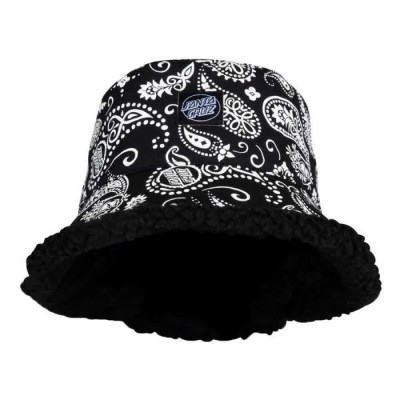 шапка,всички,шапки,santa,cruz,screaming,paisley,bucket,hat,black,(black,white)