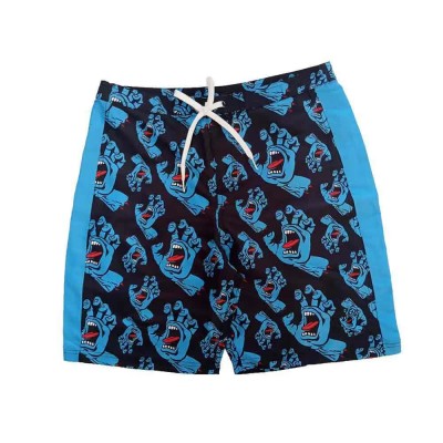 бански,гащета,мъжки,бански,костюми,santa,cruz,screaming,hands,all,over,swimming,shorts,blue,black,(black)