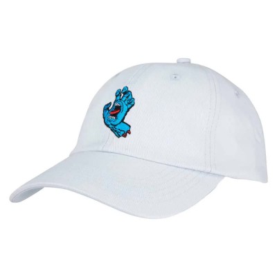шапка,всички,шапки,santa,cruz,screaming,mini,hand,cap,white,(light,grey)