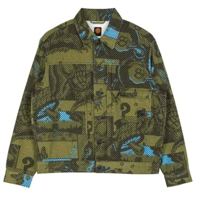 яке,мъжки,якета,santa,cruz,scs,jacket,green,(winkowski,comic,camo)