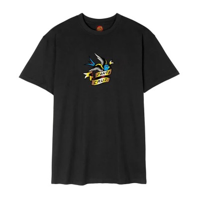 тениска,мъжки,тениски,дамски,тениски,santa,cruz,sommer,sparrow,front,short,sleeve,t,shirt,black,(black)