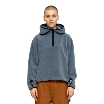суичър,дамски,блузи,santa,cruz,strip,fleece,hoodie,grey,(pewter)
